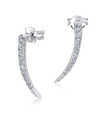 CZ Silver Stud Earrings STS-2234